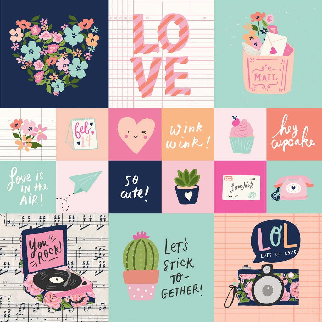 Simple Stories, Happy Hearts Stickers