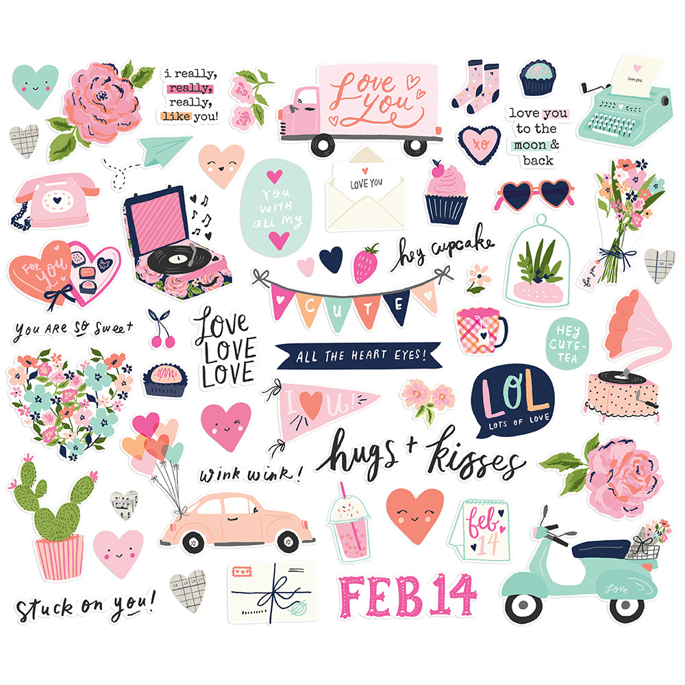 Happy Hearts - Bits & Pieces – Simple Stories