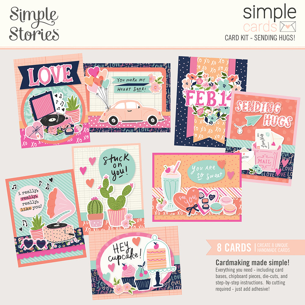 Simple Cards Card Kit - Sending Hugs!