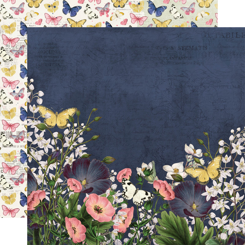 Simple Vintage Indigo Garden - Meadow/Primrose