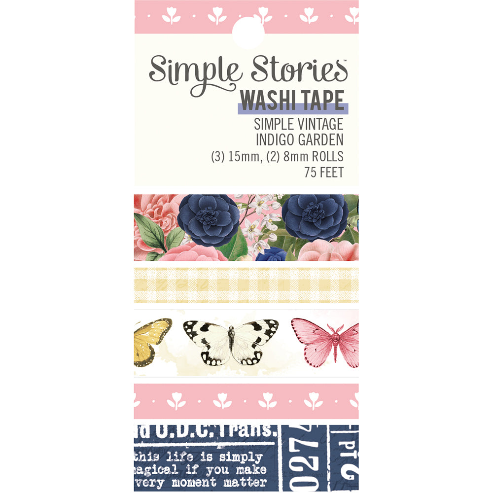 Simple Stories - Simple Vintage Indigo Garden Collection - Sticker Book