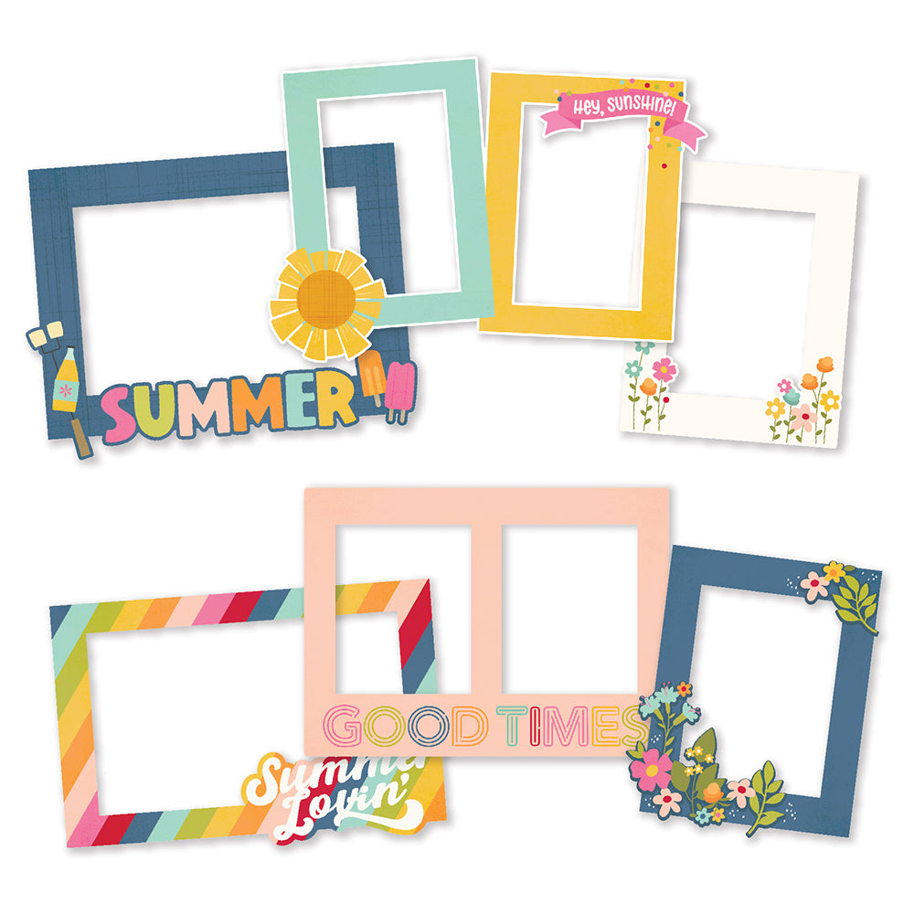 Summer Lovin' - Chipboard Frames