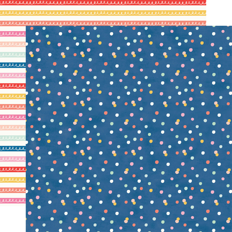 Color Vibe 12x12 Textured Cardstock - Bubblegum