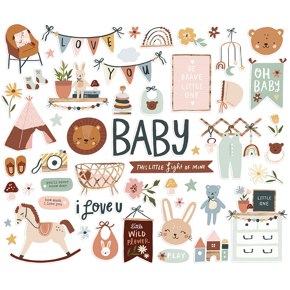 Simple Stories Boho Baby Washi Tape Embellishments – Cheap