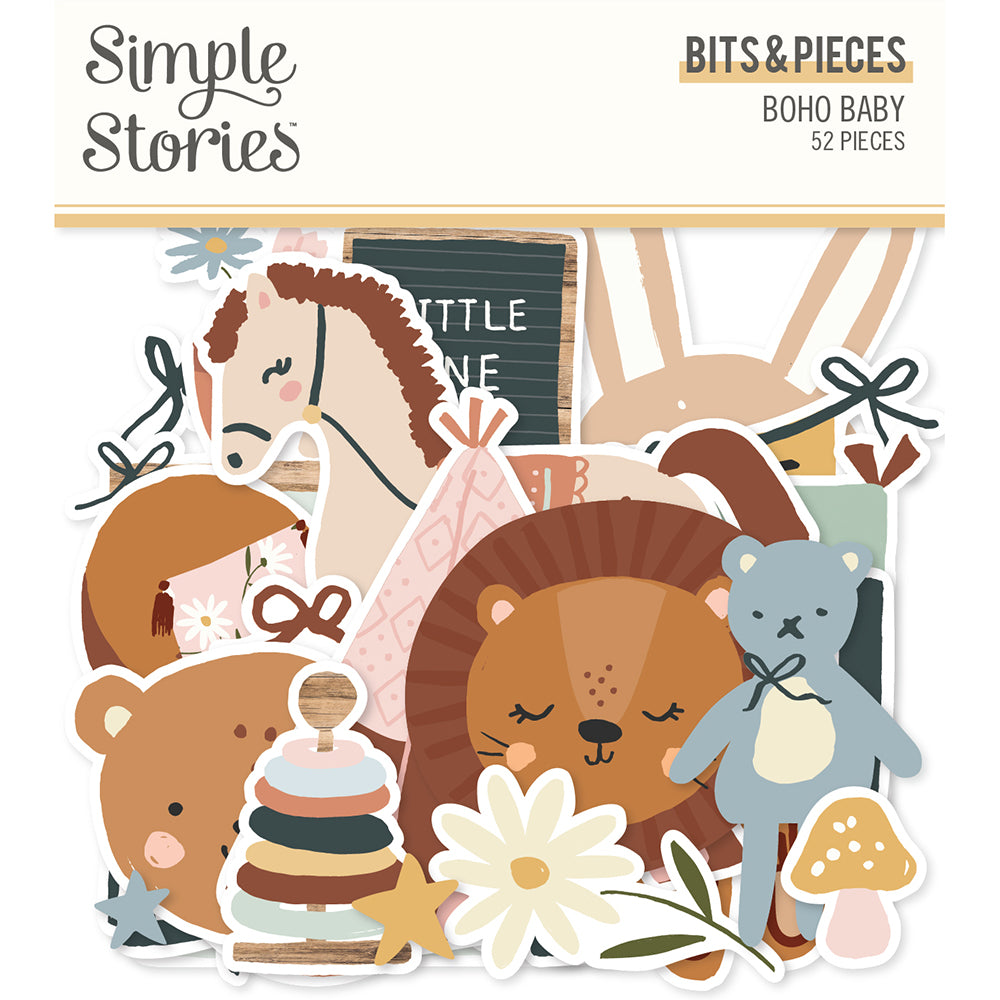 Stickers Simple Stories Boho Baby - Combo