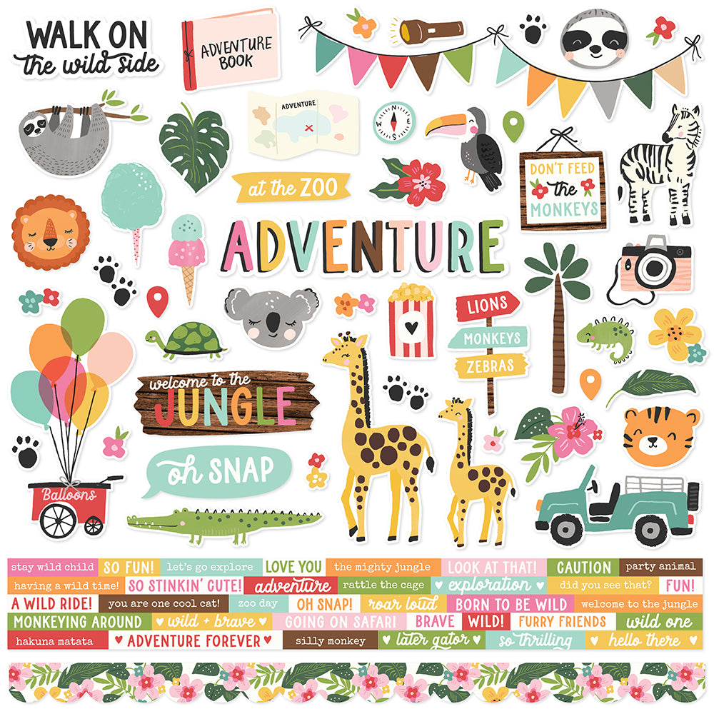 Into the Wild - Cardstock Stickers