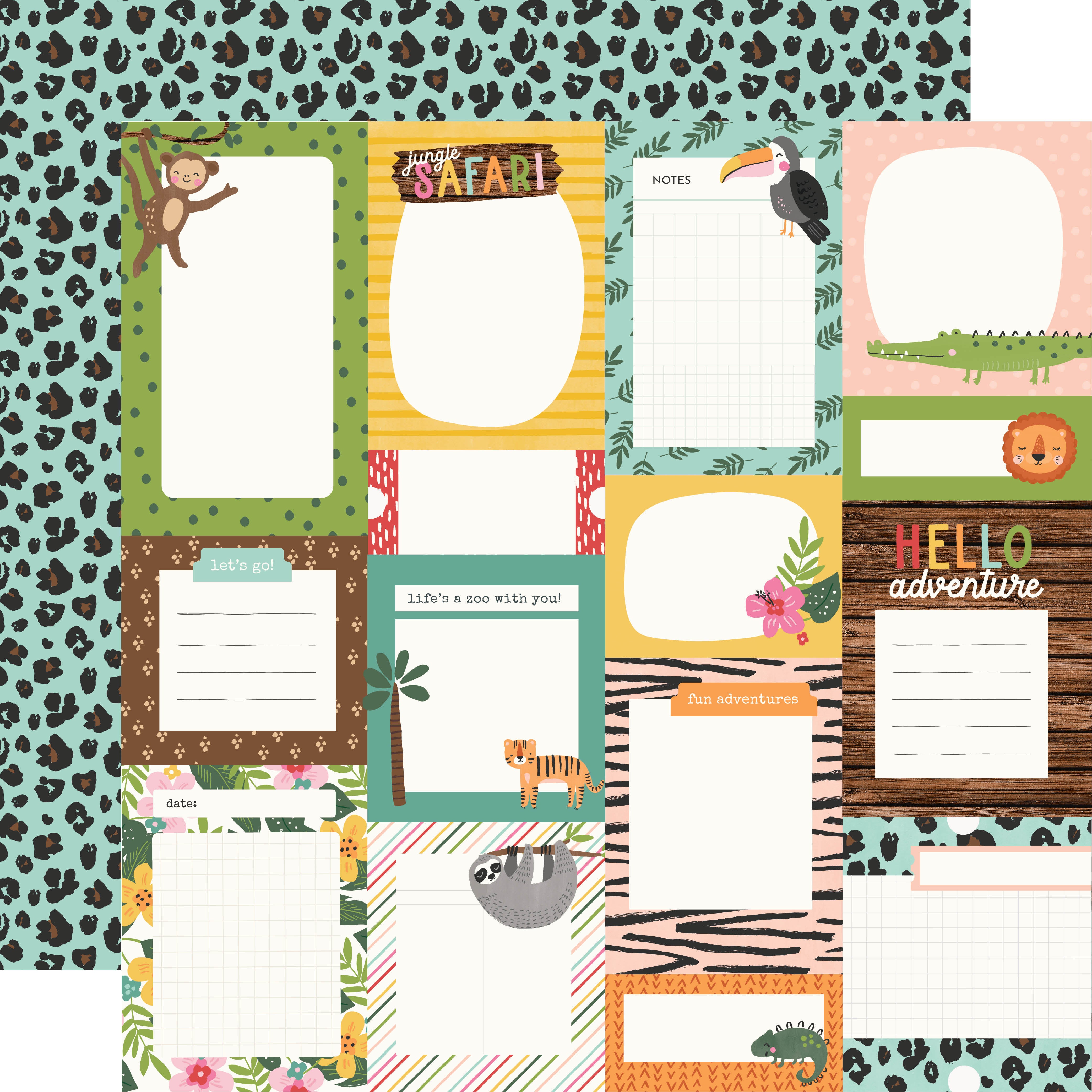 Simple Stories - Into The Wild - Oh Snap! - 12 x 12 Cardstock Paper – TM on  the Go!