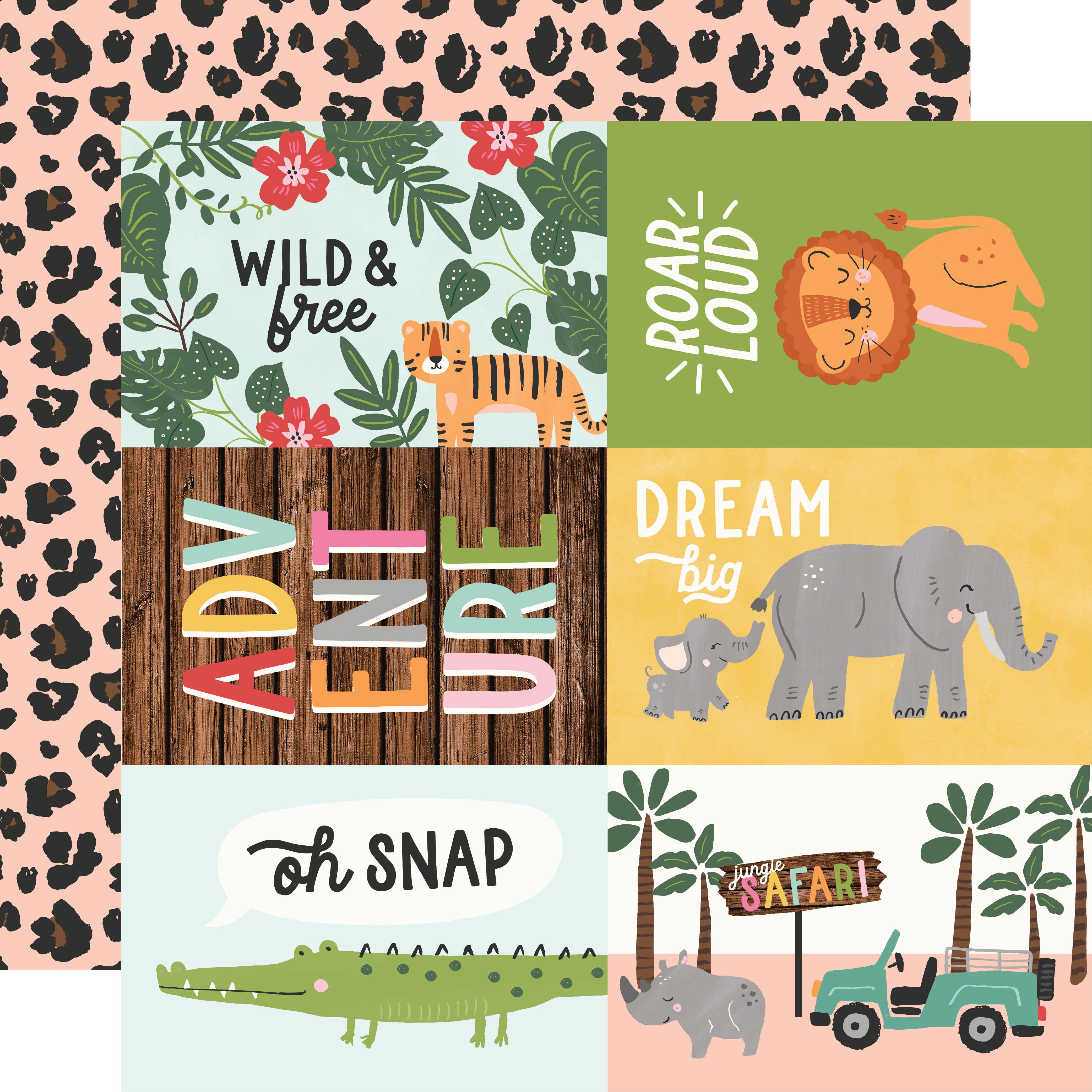 Simple Stories - Into The Wild - Oh Snap! - 12 x 12 Cardstock Paper – TM on  the Go!