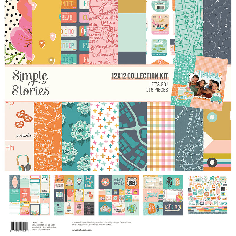 Simple Stories 12x12 Combo Cardstock Stickers - [Collection] - Happy H –  Scrapbook Cafe