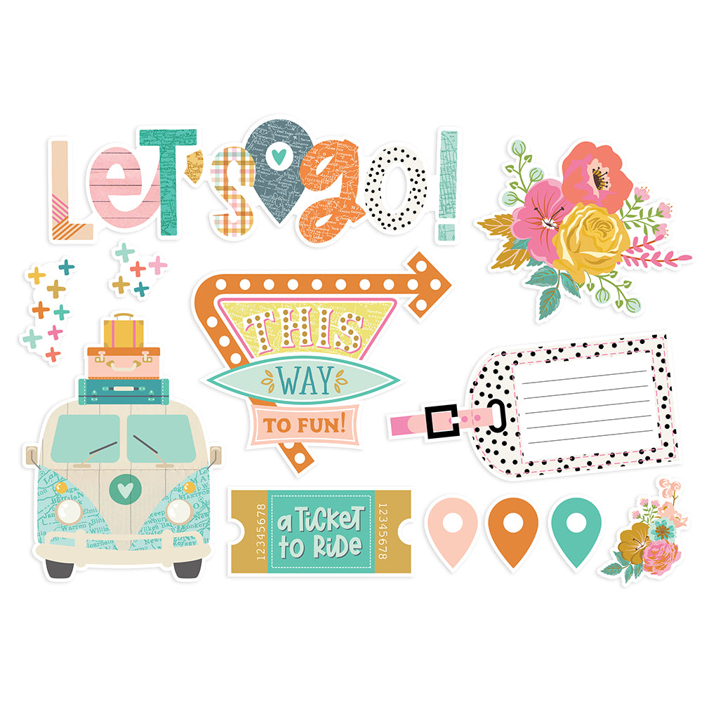 Let's Go! - Simple Pages Page Pieces