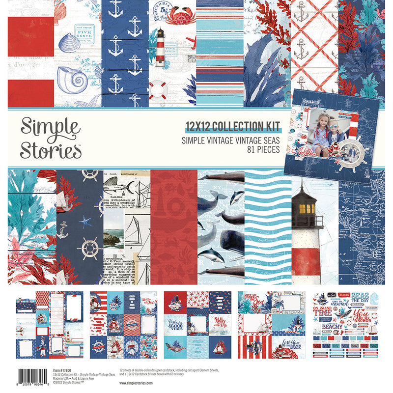 Simple Vintage Vintage Seas - Simple Pages Page Pieces