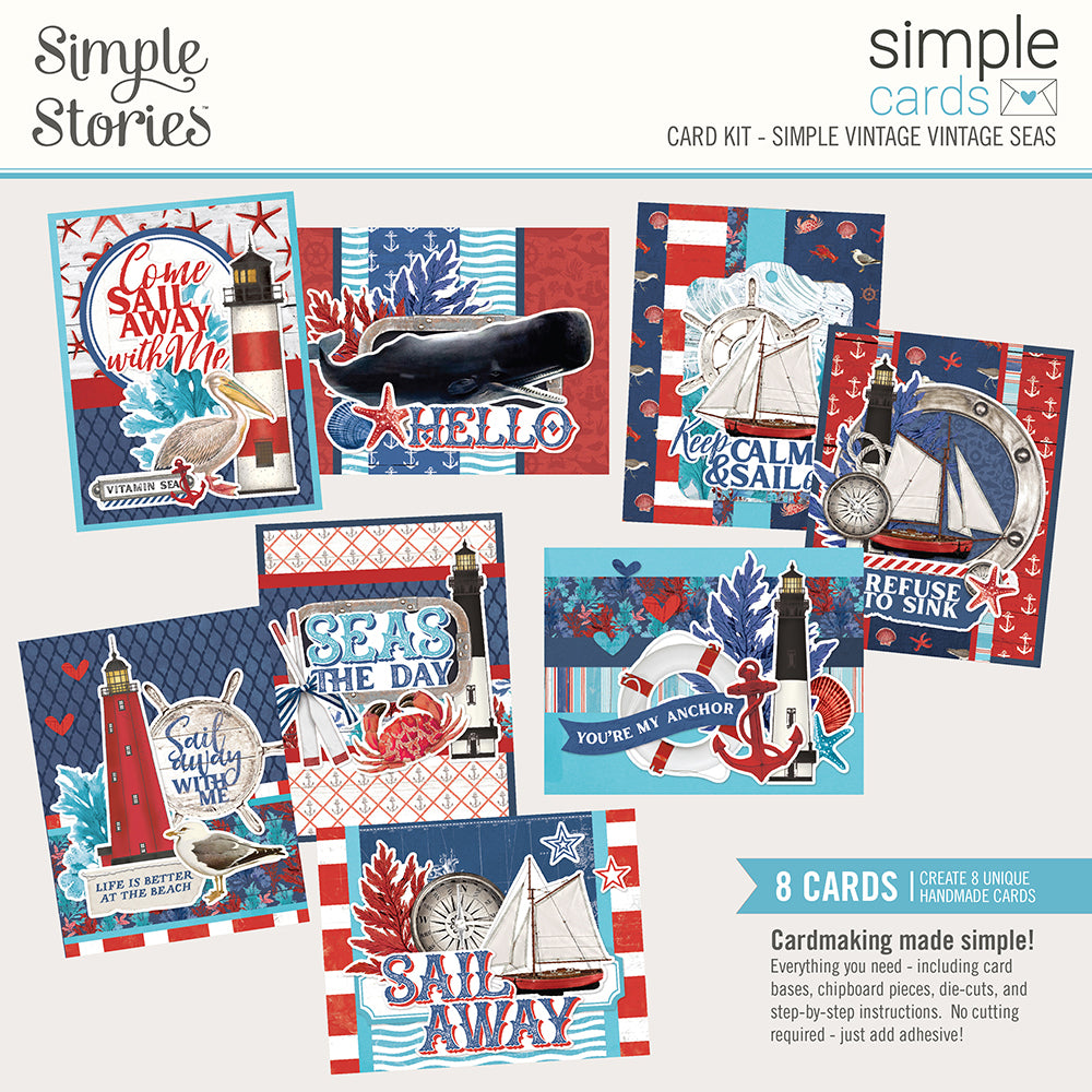 Simple Vintage Vintage Seas - Simple Cards Card Kit