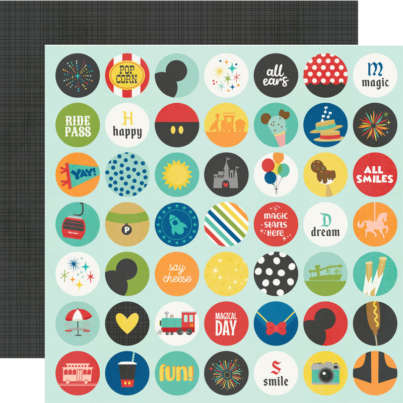 Say Cheese At the Park - Cardstock Sticker