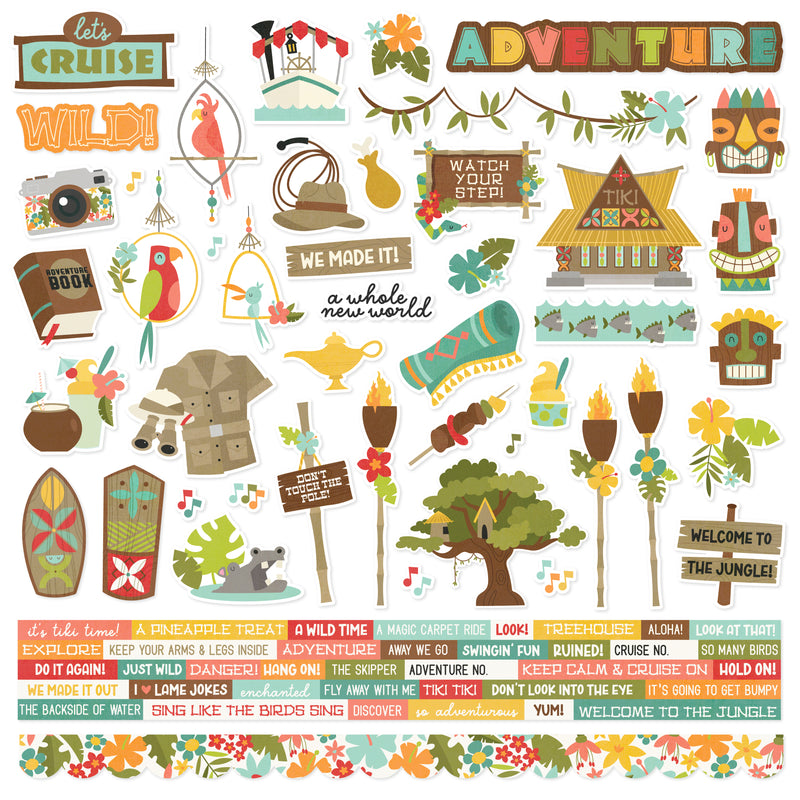 Say Cheese Adventure at the Park - Cardstock Sticker