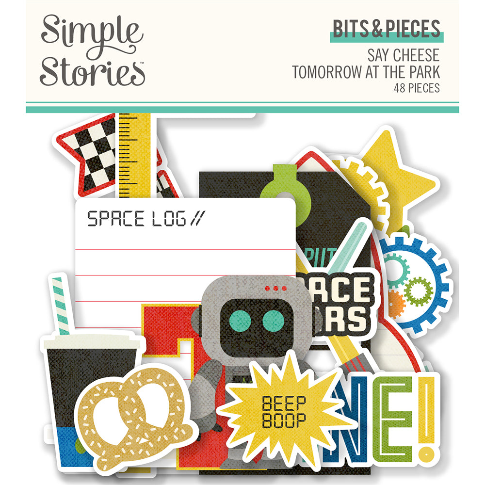 SIMPLE STORIES Say Cheese Main Street Journal Bits - Scrapbook Generation