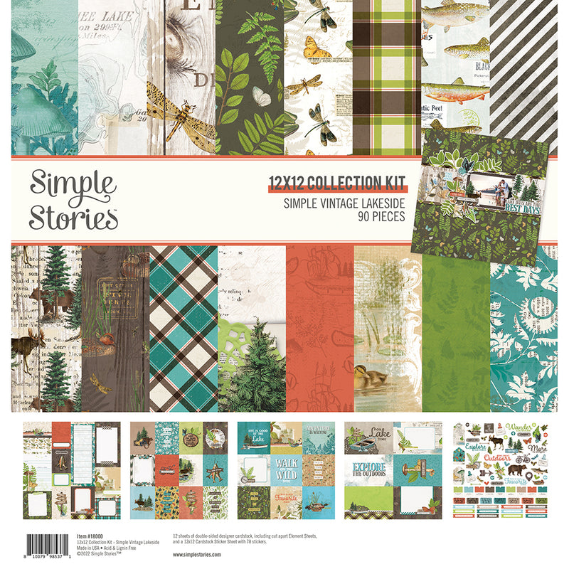 Simple Stories Sticker Book 12/Sheets-Retro Summer, 451/Pkg - 810112381917