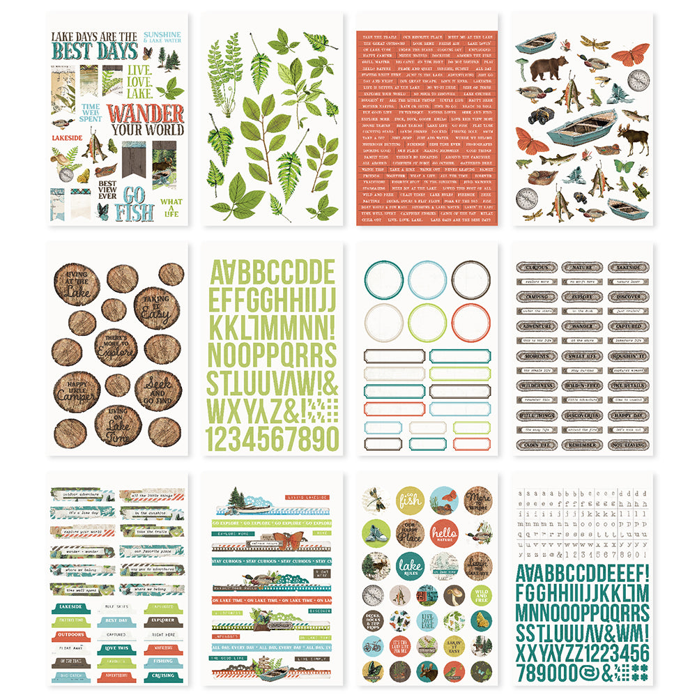 Simple Vintage Lakeside - Sticker Book