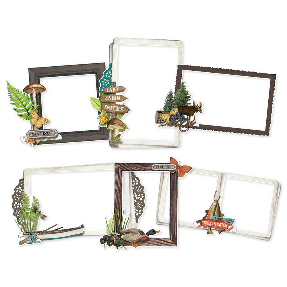 Simple Vintage Lakeside - Chipboard Frames