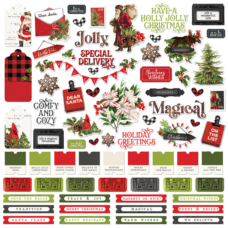 Simple Vintage Christmas Lodge - Simple Cards Card Kit