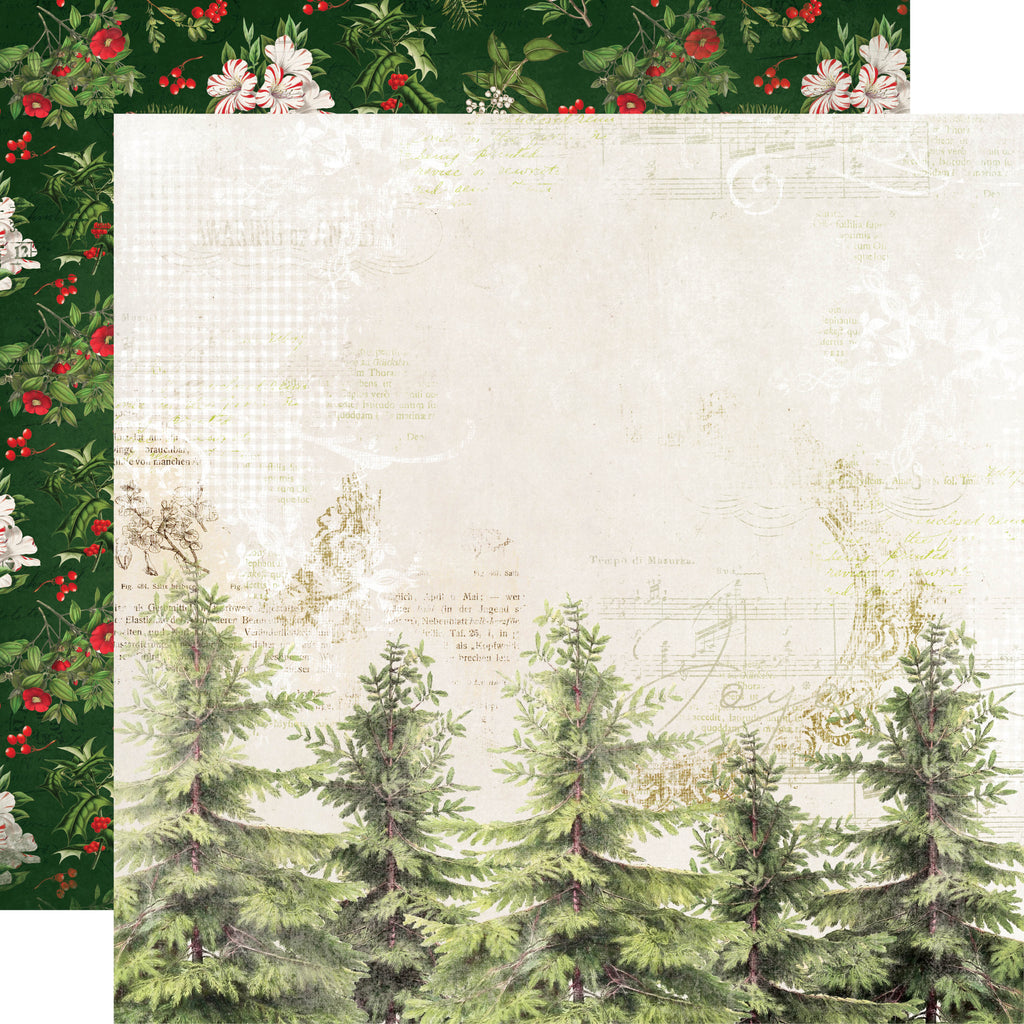 Simple Vintage Christmas Lodge Layered Adhesive Stickers 5X 7 – Decoupage  Napkins.Com