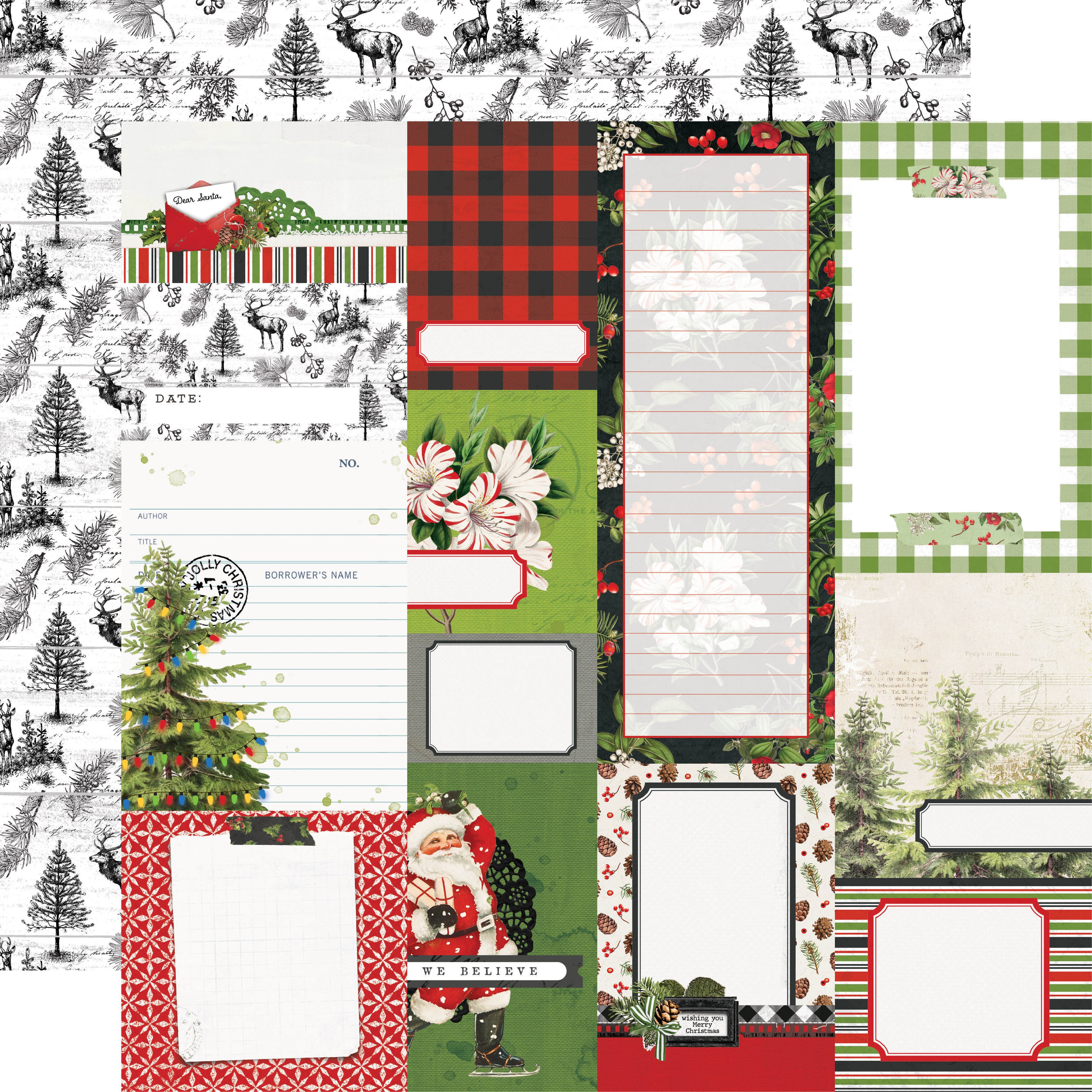 Simple Stories - S.V. Christmas Lodge collection Sticker Book