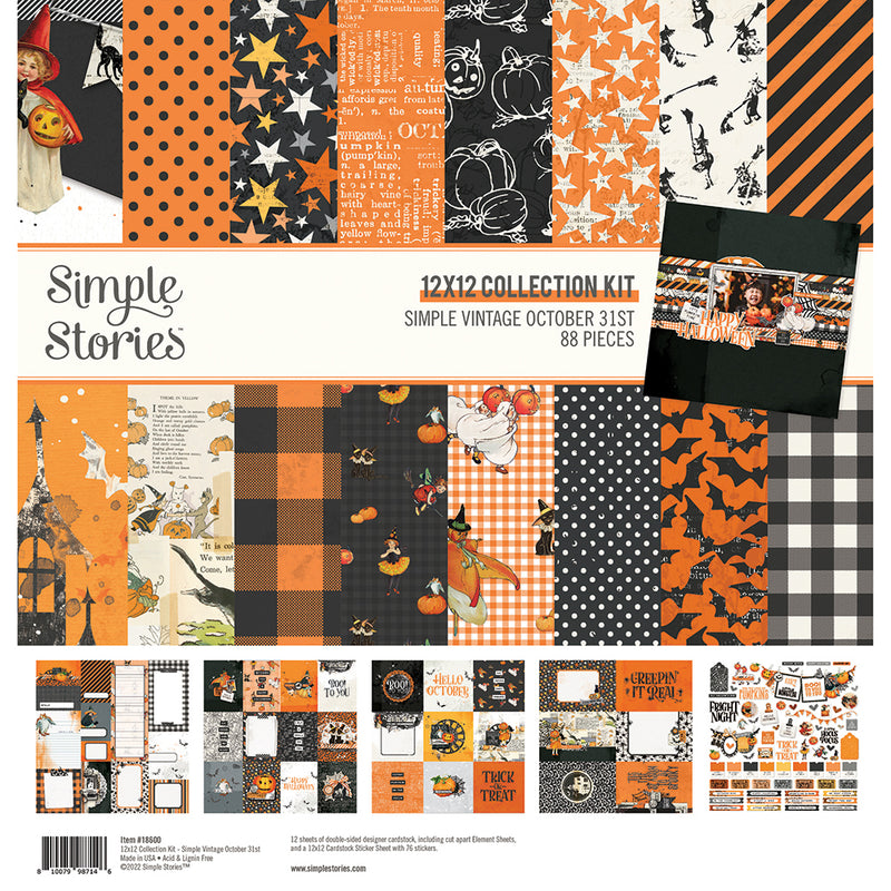 Simple Vintage October 31st - 4x6 Elements