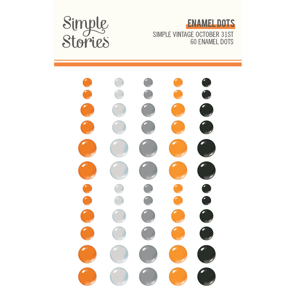 Simple Vintage October 31st - Enamel Dots