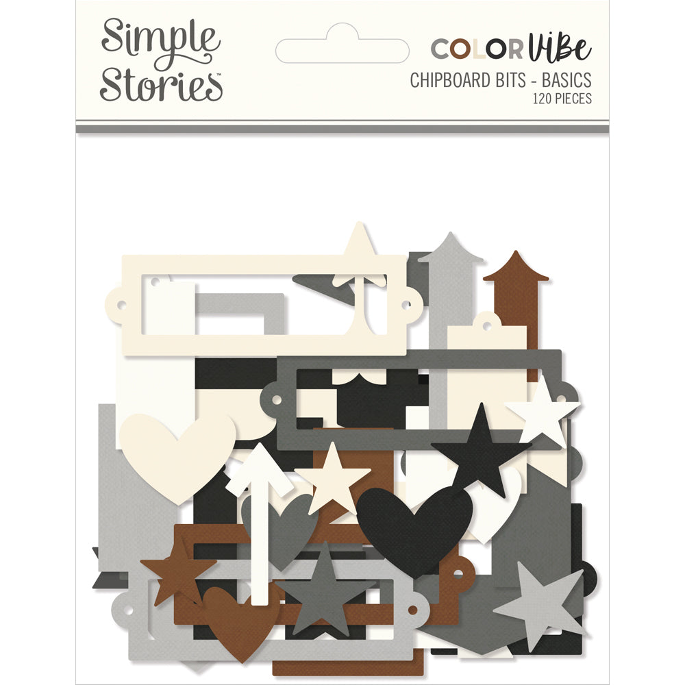 Color Vibe Chipboard Bits & Pieces - Basics