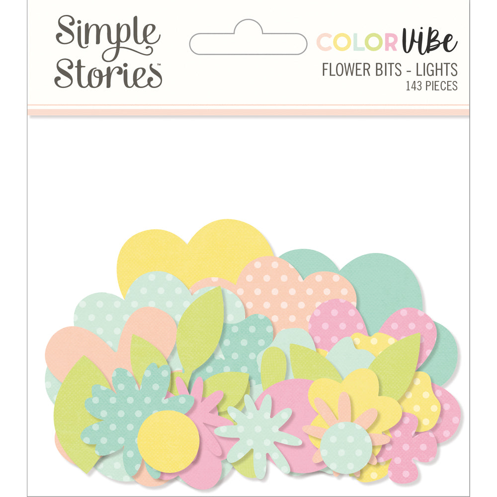 Color Vibe Flowers Bits & Pieces - Lights