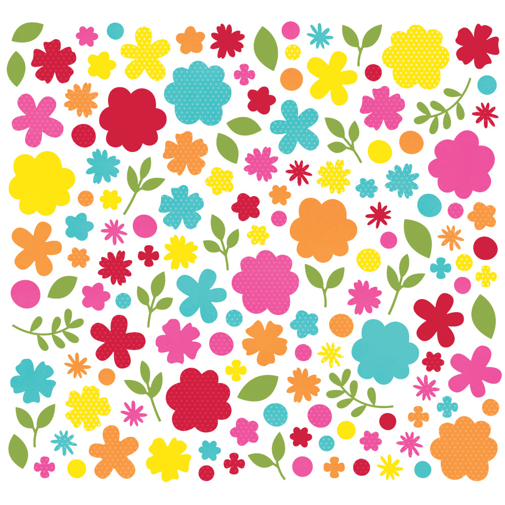 Color Vibe Flowers Bits & Pieces - Brights