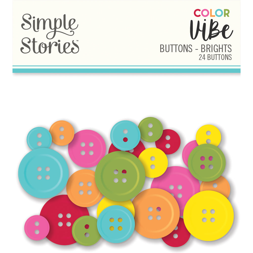 Color Vibe Buttons - Brights
