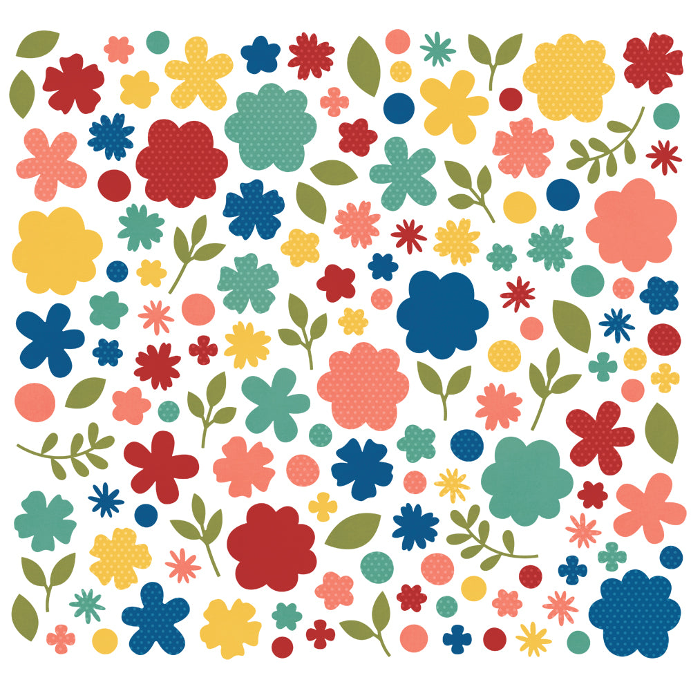 Color Vibe Flowers Bits & Pieces - Bolds