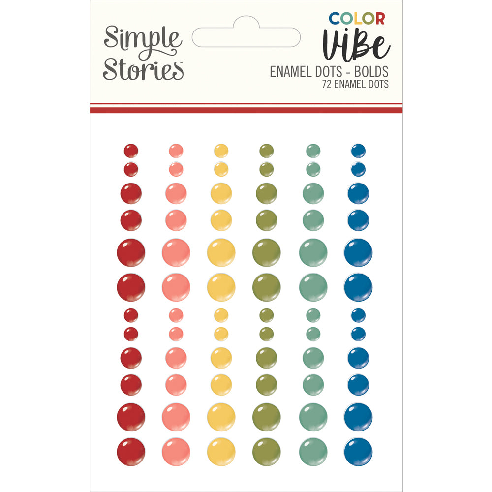 Color Vibe Enamel Dots - Bolds