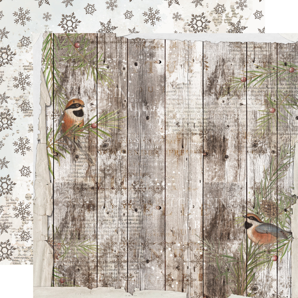 Simple Vintage Winter Woods Foam Stickers 49/Pkg- - 3 Pack