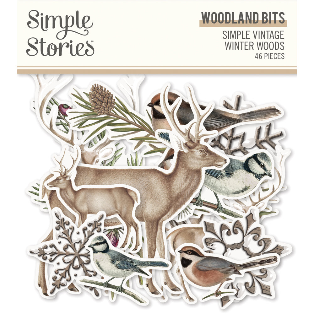 Simple Stories - Simple Vintage Winter Woods Collection - Foam