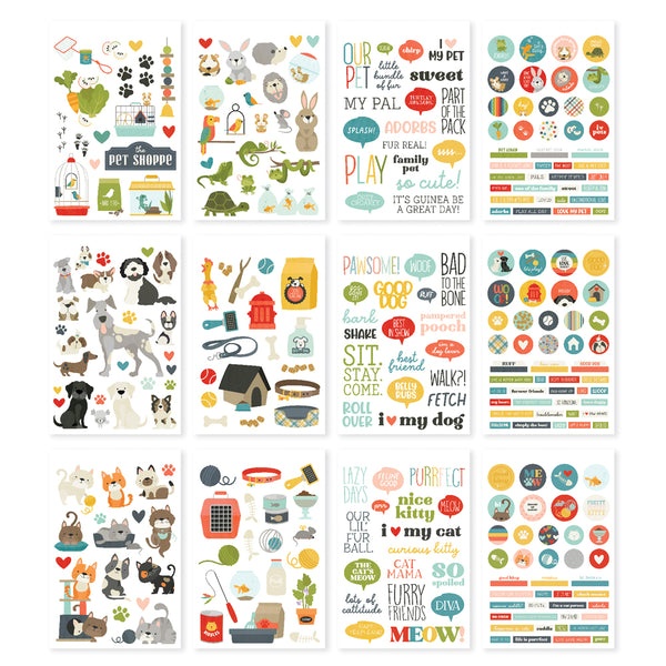Pet Shoppe - Sticker Book – Simple Stories