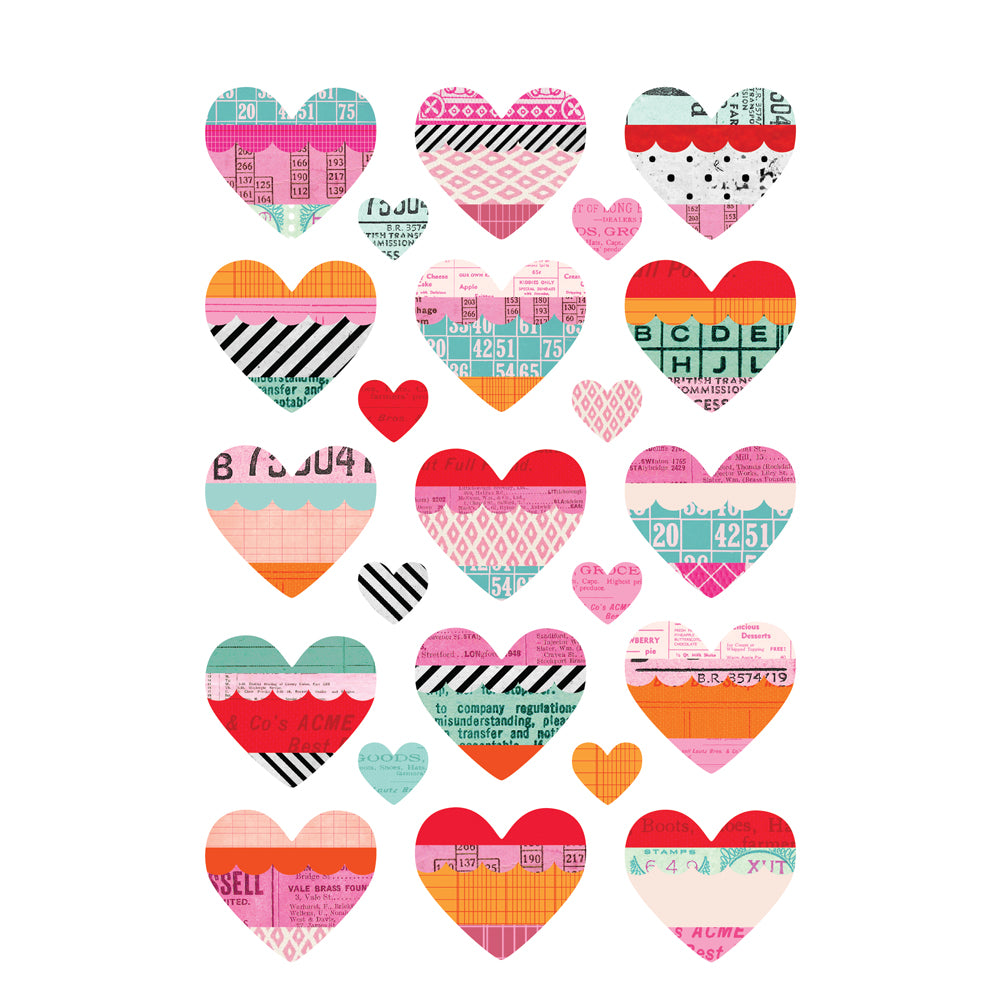 NEW! Hearts Faces Sticker Book Scrapbooking Embellish Crafts LOVE Stickers  424