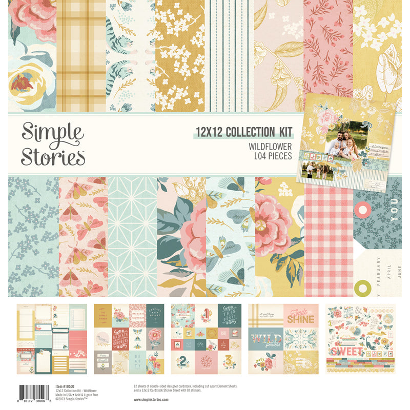 Simple Stories - Full Bloom collection - Snailed It! 12x12 cardstock