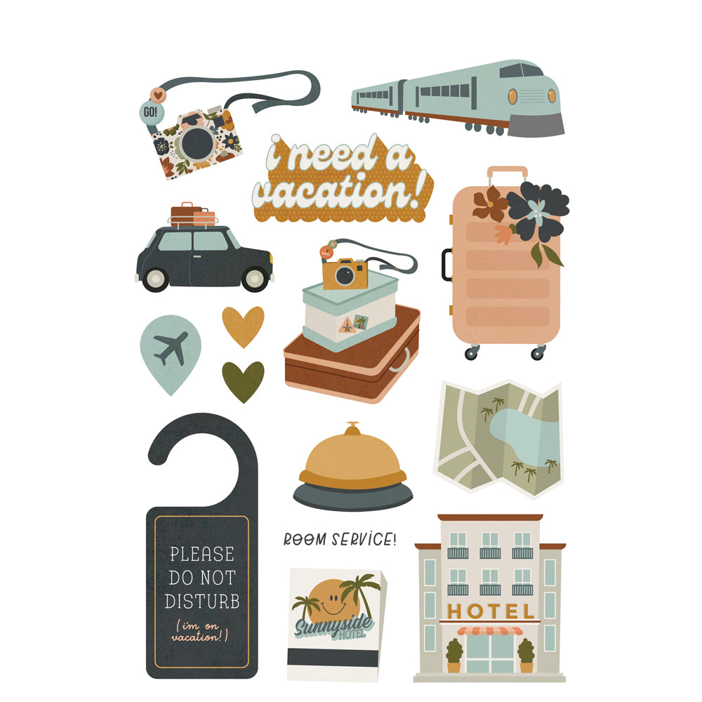There Sticker Here + There- Sticker Book – Simple Stories