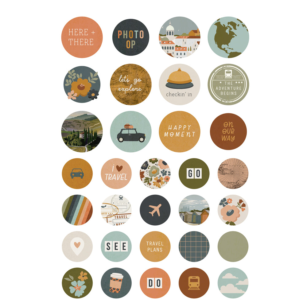 There Sticker Here + There- Sticker Book – Simple Stories