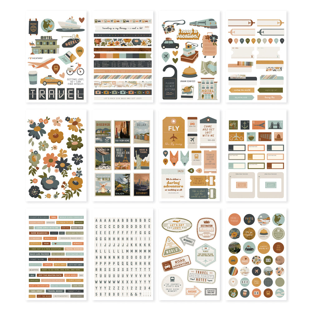 There Sticker Here + There – Simple Stories