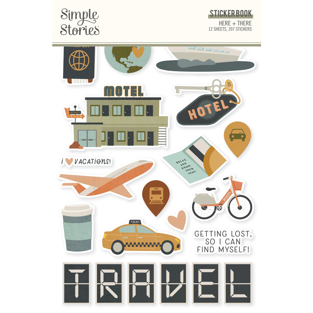 There Sticker Here + There- Sticker Book – Simple Stories