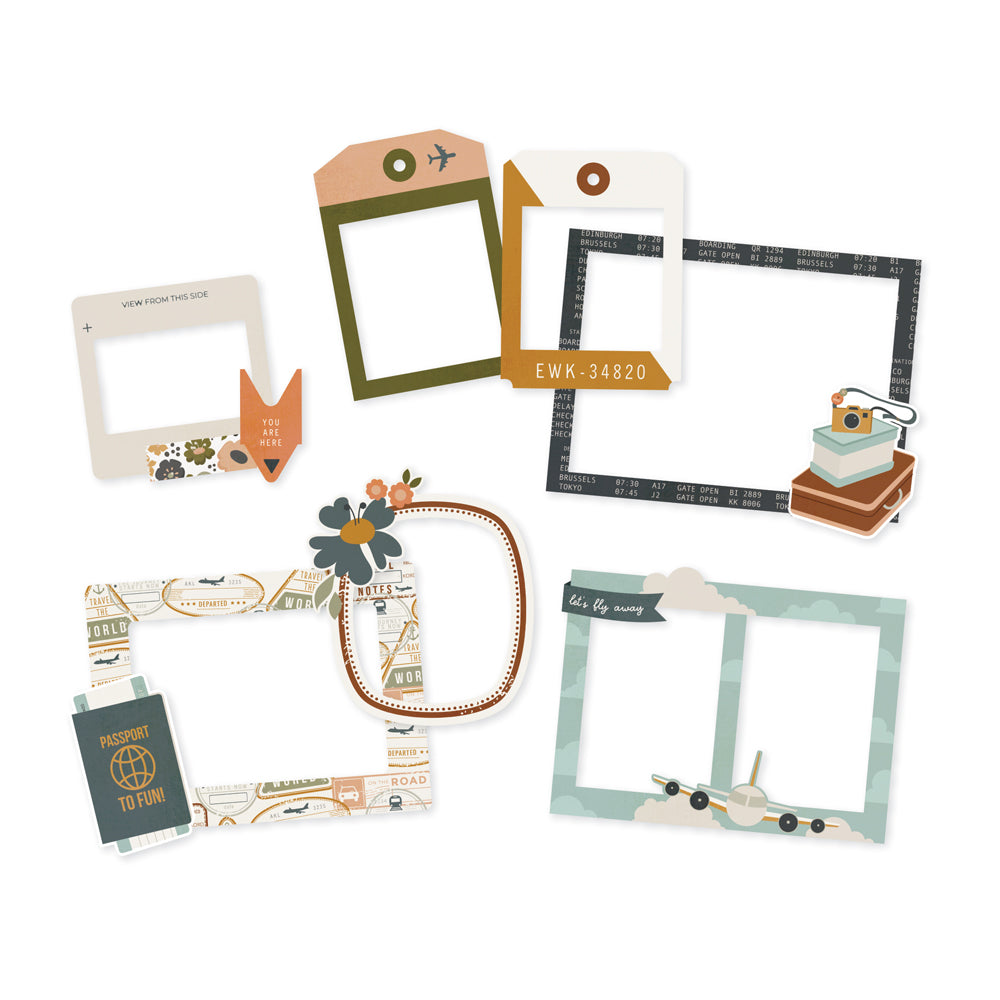 Here + There - Chipboard Frames