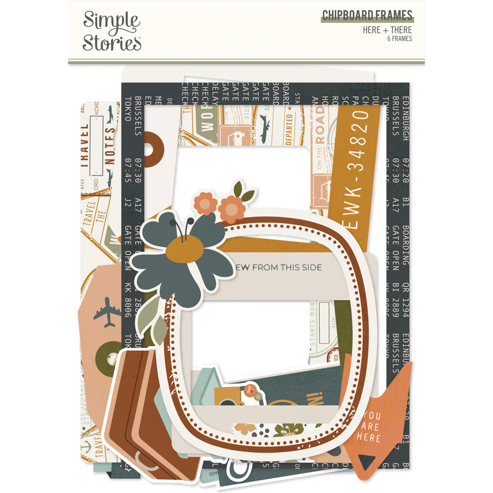 Here + There - Chipboard Frames