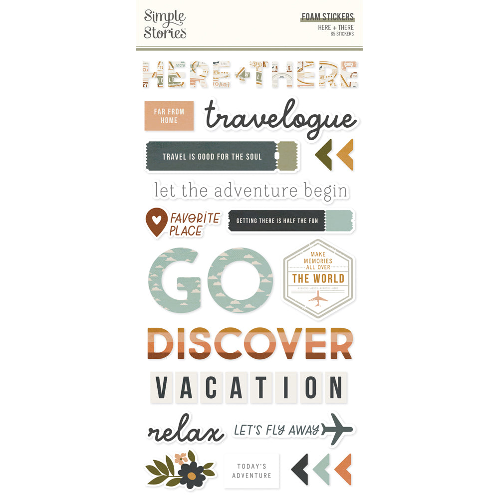 There Sticker Here + There – Simple Stories
