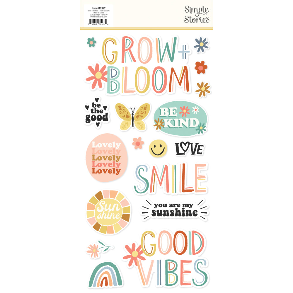 Simple Stories Happy Hearts Puffy Stickers (HHE16919)