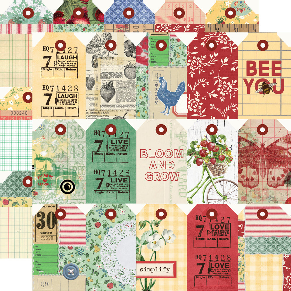 Simple Stories - Simple Vintage Berry Fields - Sticker Book