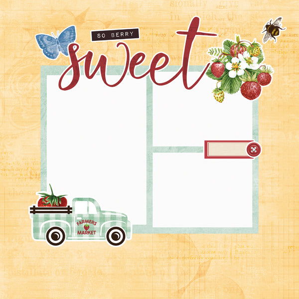Simple Vintage Berry Fields - Simple Pages Page Pieces – Simple Stories