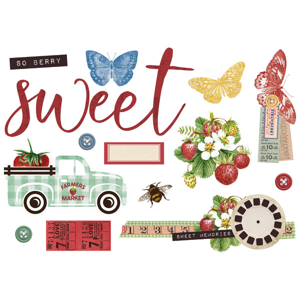 Simple Vintage Berry Fields - Simple Pages Page Pieces – Simple Stories