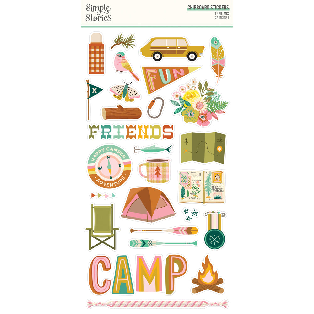 Trail Mix - 6x12 Chipboard